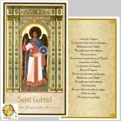 Image Pieuse Saint Gabriel Du 29 Septembre