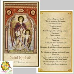 Image Pieuse Saint Raphaël Du 24 Octobre