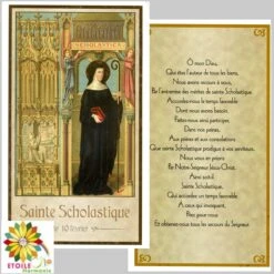Image Pieuse Sainte Scholastique Du 10 Février