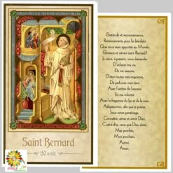 Image Pieuse Saint Bernard Du 20 Août