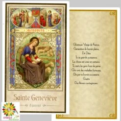 Image Pieuse Sainte Geneviève 3 Janvier