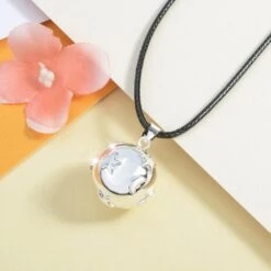 Bola Grossesse étoile Lune Harmonie -EtoileHarmonie Promos Boutique eudora carillon imprim toile et lune pour b b pendentif en boule d harmonie son muscl 2