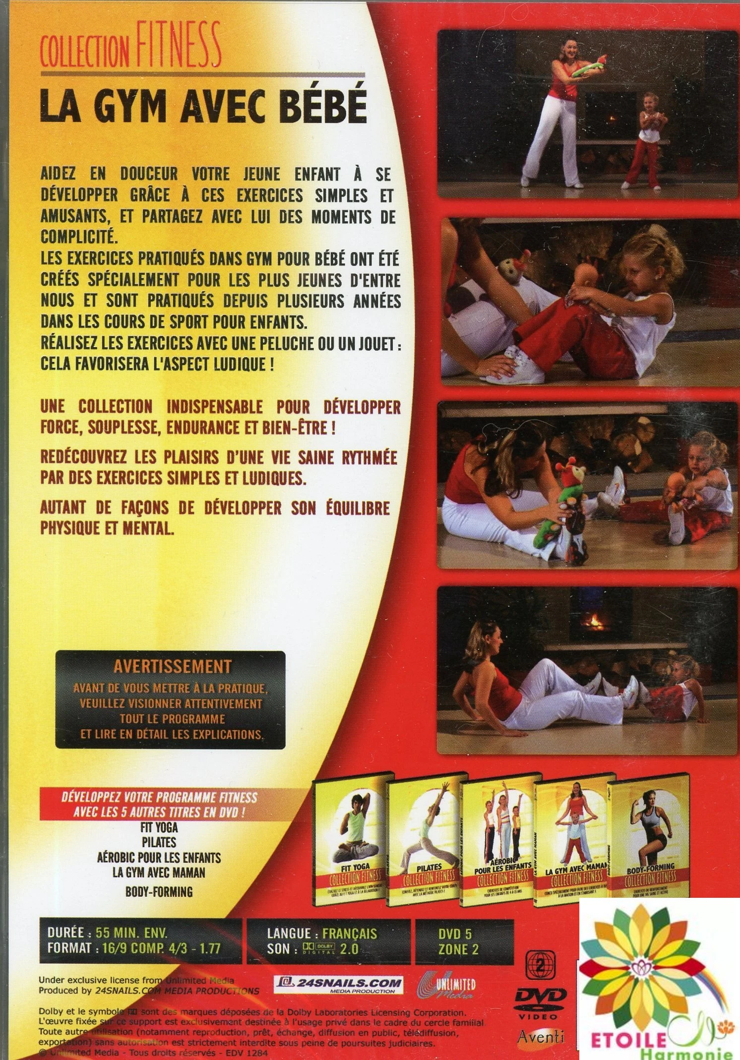 LA GYM AVEC BÉBÉ - DVD Collection Fitness 2 LA GYM AVEC BÉBÉ - DVD Collection Fitness – Image 2
