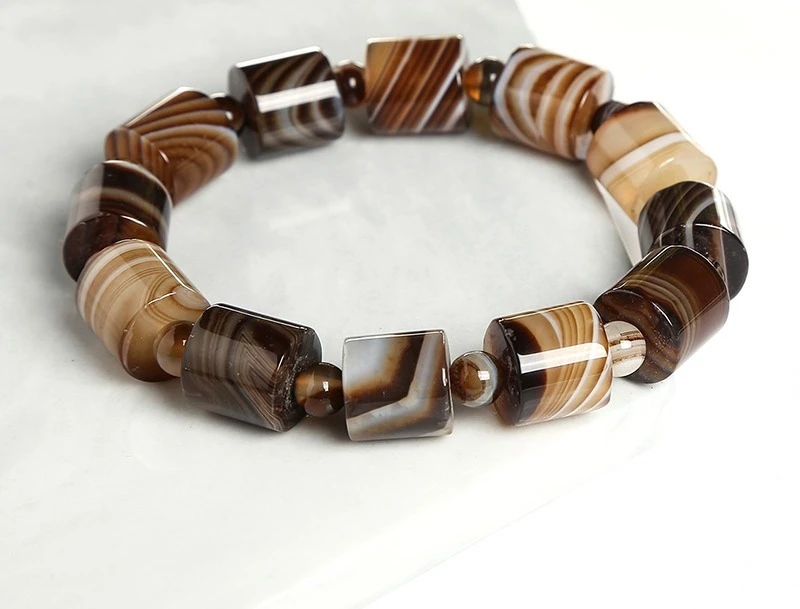 Bracelet Agate 12mm 4 Bracelet Agate 12mm – Image 4
