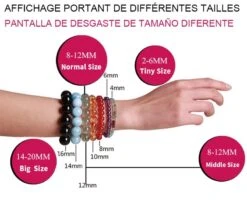 Bracelet Agate 12mm 11 Bracelet Agate 12mm -EtoileHarmonie Promos Boutique jd bracelet en agate en dentelle de caf naturelle authentique 12mm fait la main bouddha tib 5