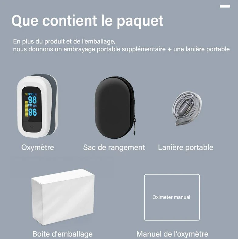 Oxymètre De Pouls Pro 8 Oxymètre De Pouls Pro – Image 8