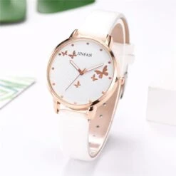 Montre Papillons Harmonie Pour Femme -EtoileHarmonie Promos Boutique montre en cuir quartz pour femmes l gante design simple cadran papillon mode de luxe robe 3