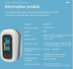 Oxymètre De Pouls Pro 17 Oxymètre De Pouls Pro -EtoileHarmonie Promos Boutique oxymetre pouls portable etoileharmonie com