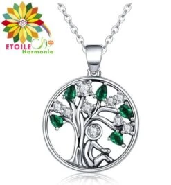 Pendentif Arbre De Vie Harmonie Vert