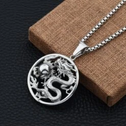 Pendentif Dragon -EtoileHarmonie Promos Boutique pendentif argent dragon etoileharmonie