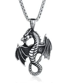 Pendentif Dragon Ailé