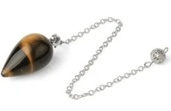 Pendule Goutte Oeil De Tigre Pierre Naturel