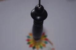 Pendule Des Pyramides De Thot En Bois Iroko Teinté Noir Gravé Plombé -EtoileHarmonie Promos Boutique pendule thot iroko teinte grave plombe etoileharmonie 1