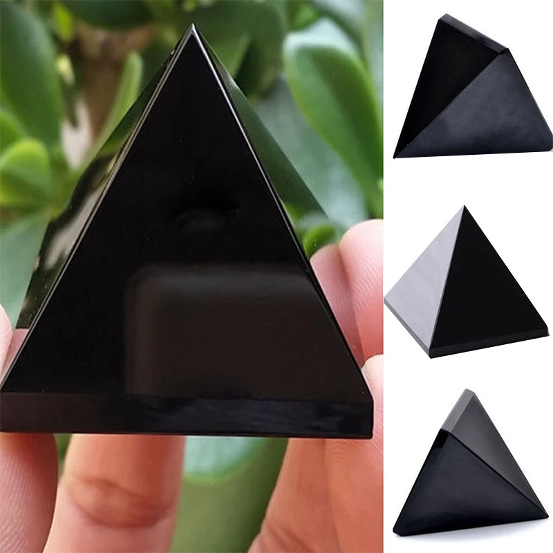 Obsidienne Noir Pyramide 2 Obsidienne Noir Pyramide â Image 2