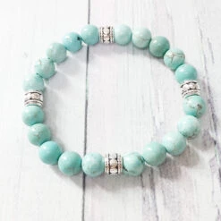 Bracelet Duo Arbre De Vie Turquoise -EtoileHarmonie Promos Boutique ruberthen arbre de vie bijoux yoga mala bracelet pierre de gu rison protection lastique perl bracelet 2