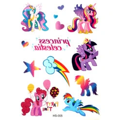 Tatouages éphémère Licorne Pour Enfants