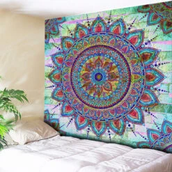 Tenture Bohême Floral Mandala