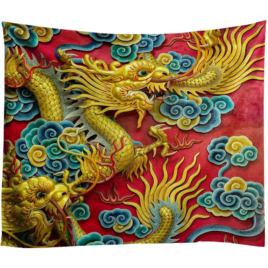 Tenture Psychédélique Dragon 2 Tenture Psychédélique Dragon – Image 2