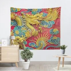 Tenture Psychédélique Dragon 8 Tenture Psychédélique Dragon -EtoileHarmonie Promos Boutique tenture dragon www etoileharmonie fr 3
