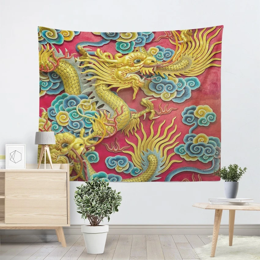 Tenture Psychédélique Dragon 4 Tenture Psychédélique Dragon – Image 4