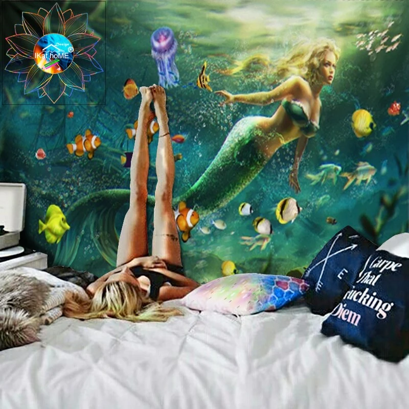 Tenture Sirène 2 Tenture Sirène – Image 2