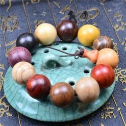 Bracelet Perles Bois Santal Bouddhiste - Fait Main -EtoileHarmonie Promos Boutique www etoileharmonie fr 2